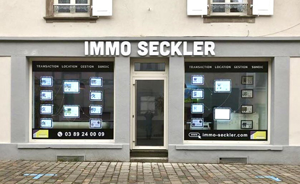Agence immobilière Seckler à Wintzenheim (Haut-Rhin, Alsace)